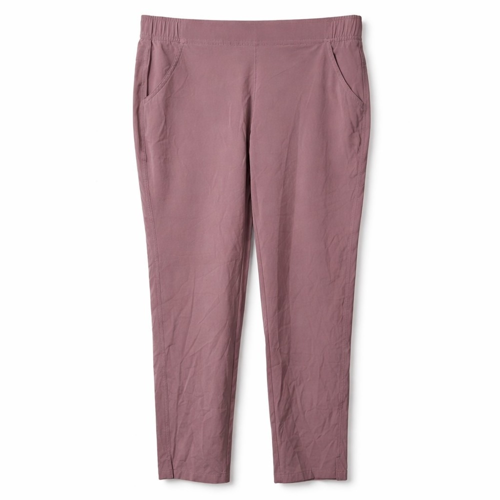 EDDIE BAUER Departure Ankle Pant Womens Sz M Performance Stretch Lightweight